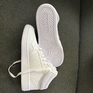 Adidas White High-Top Sneakers